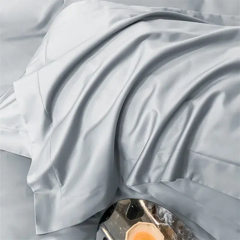 Sage green satin 1000tc duvet cover bedroom bedding set