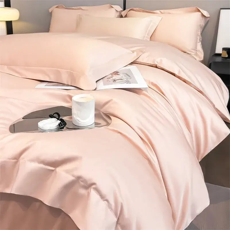Sage green satin 1000tc duvet cover bedroom bedding set