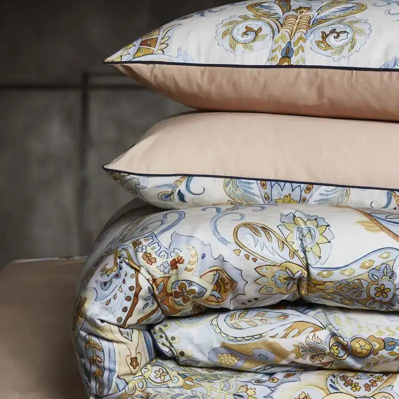 Luxury dark gray egyptian cotton hummingbird duvet cover bedroom set