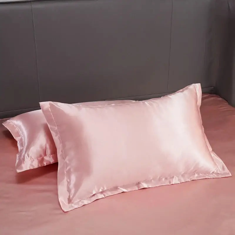 Luxury copper satin solid color bedding set for bedroom 4pcduvet cover