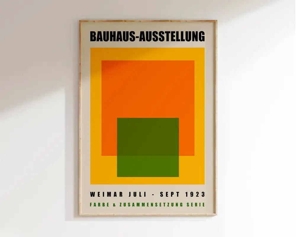 Mid century modern pink & orange geometric canvas wall art living room
