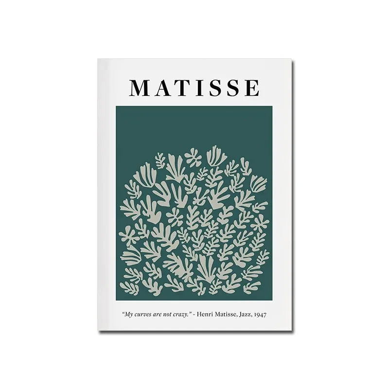 Modern flower market bauhaus canvas print living room wall decor