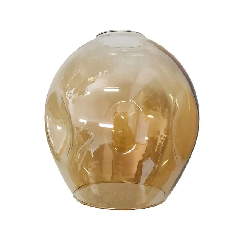 Modern green glass ball led chandelier dining room light