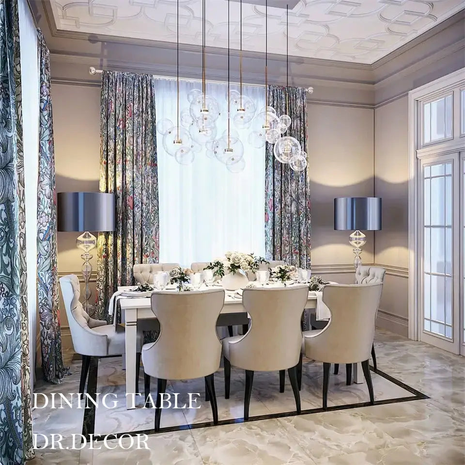 Modern led bubble ball chandelier living room pendant light