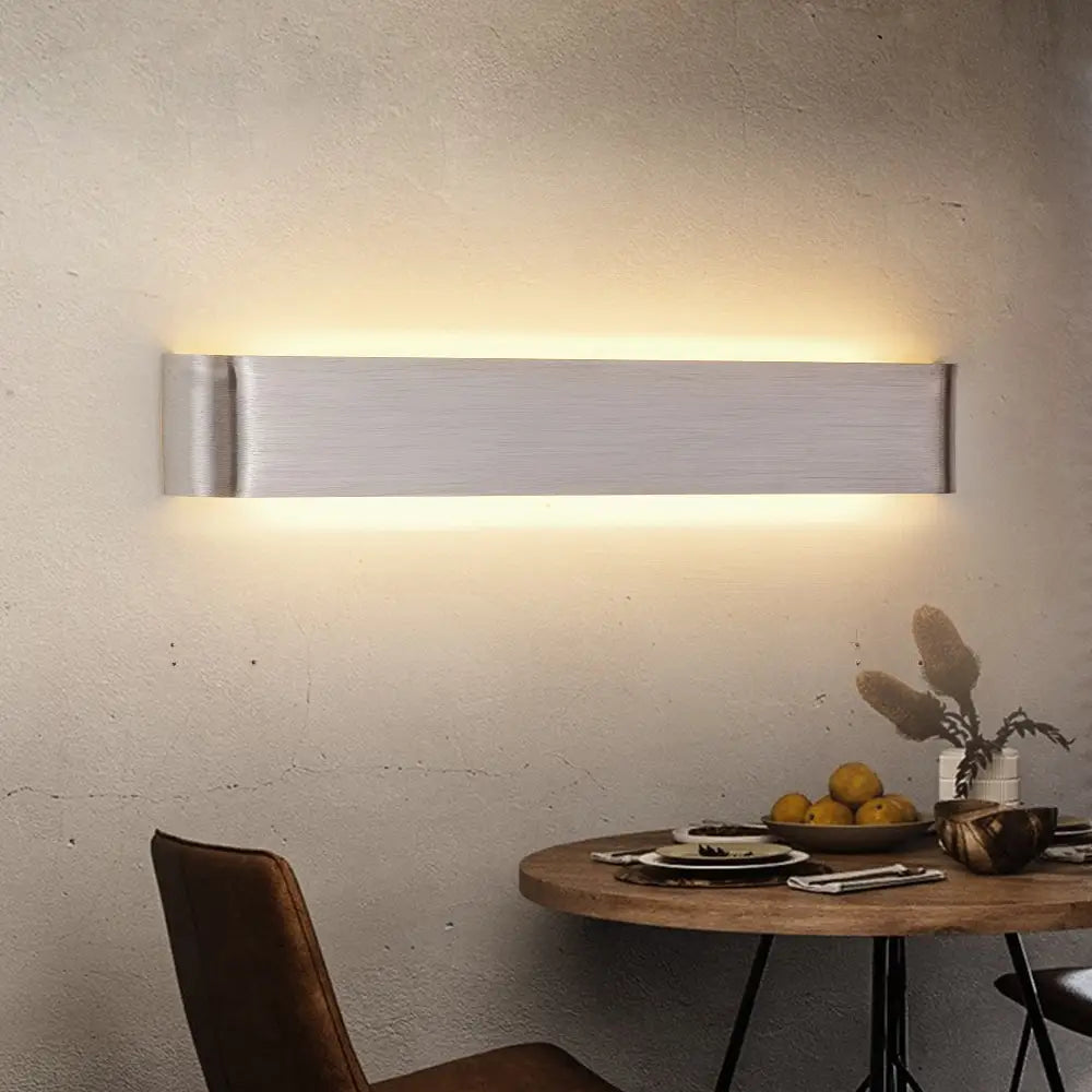 Modern black metal wall sconces – living room ambient lighting