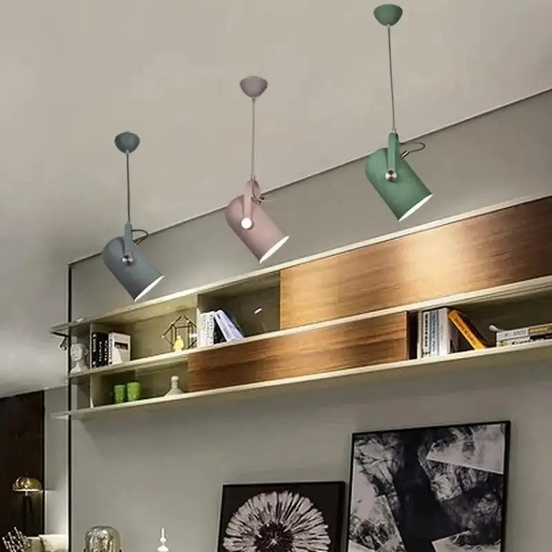 Modern nordic hanging lights – kitchen matte metallic pendant