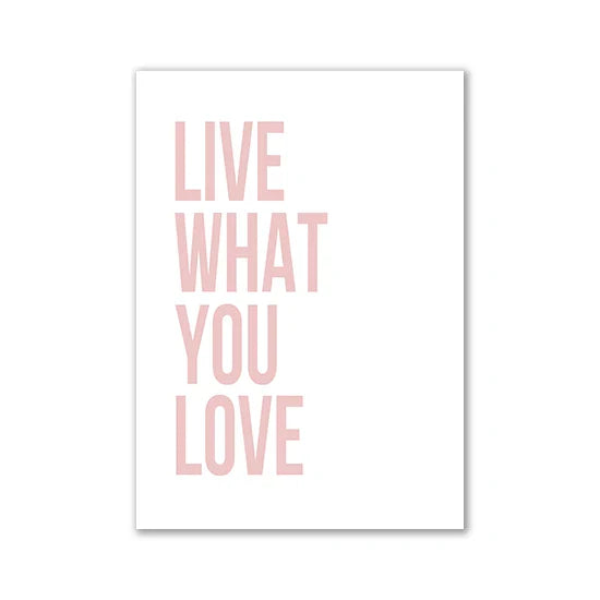 DecorBites™ Modern Pink Aesthetic Wall Art Decor