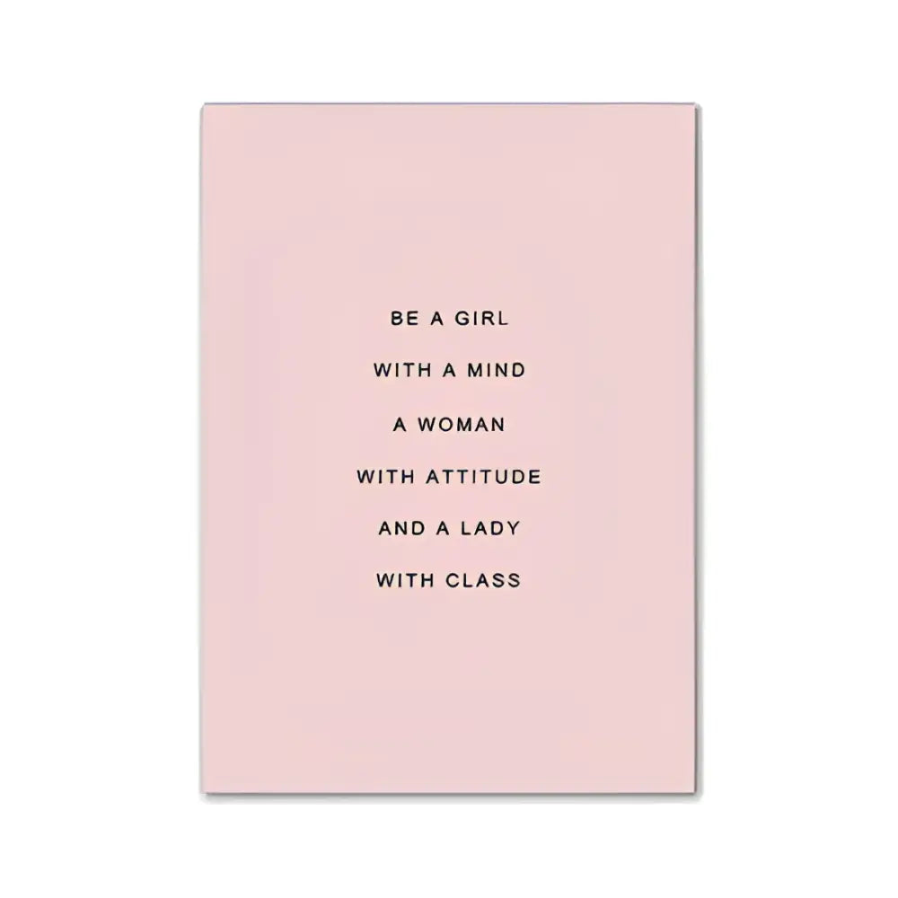 Modern pink aesthetic black & white ampersand wall art bedroom print