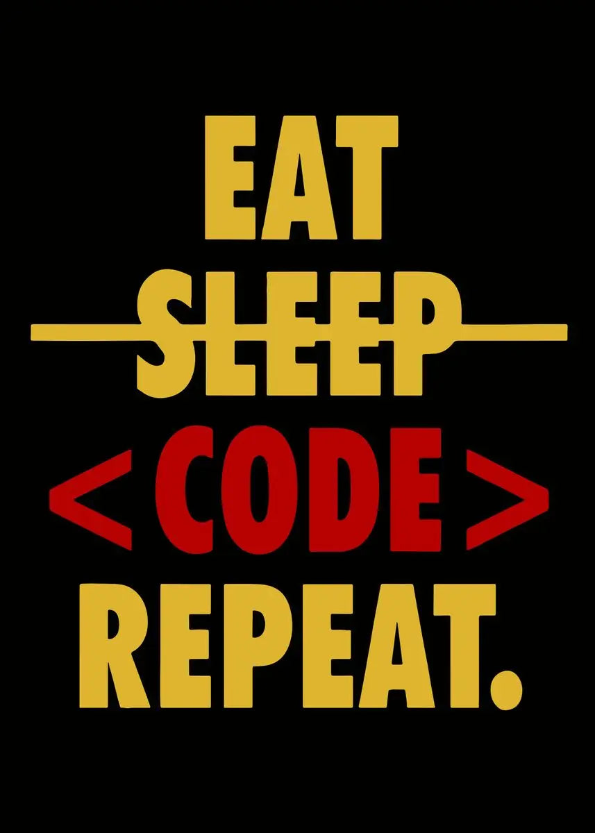 Modern 6 stages of debugging wall art office programmer gamer decor
