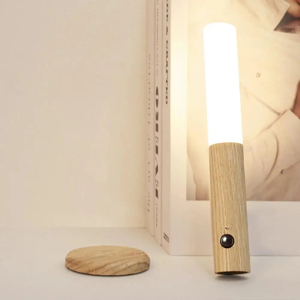 Moroccan battery operated wall sconce bedroom wood nightstand light