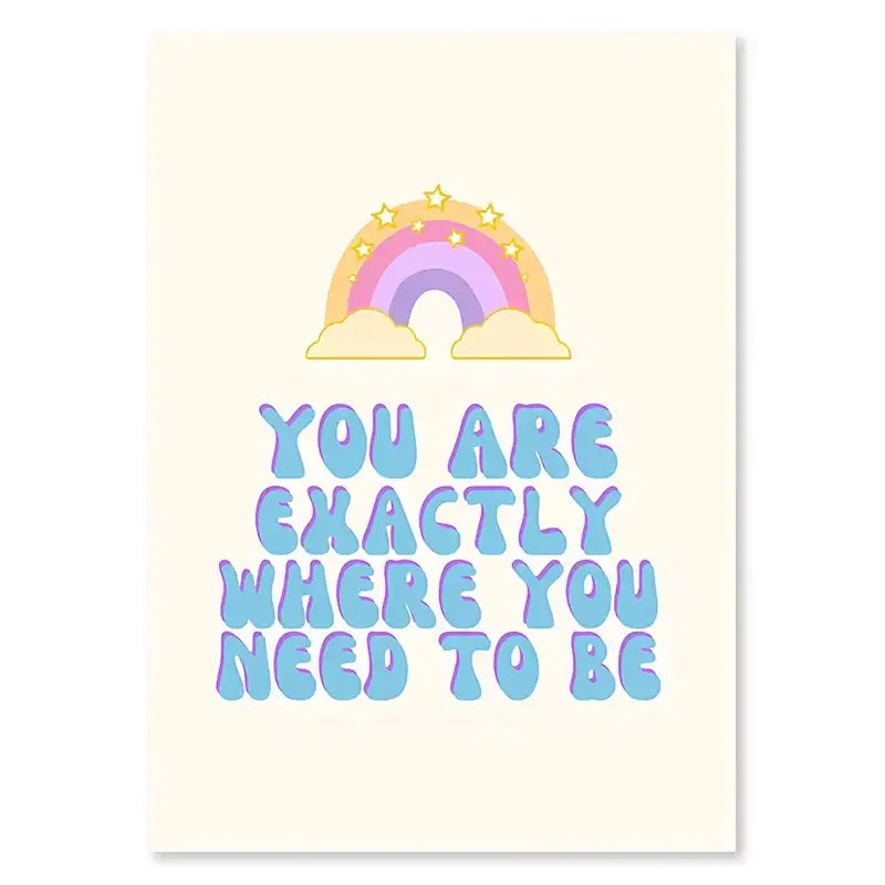 Minimalist mint & pastel purple ibiza wall art bedroom poster