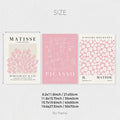 Pink abstract sage wall art set bedroom matisse and picasso prints