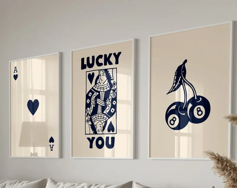 Modern beige sectional sofa and hearts canvas art set living room
