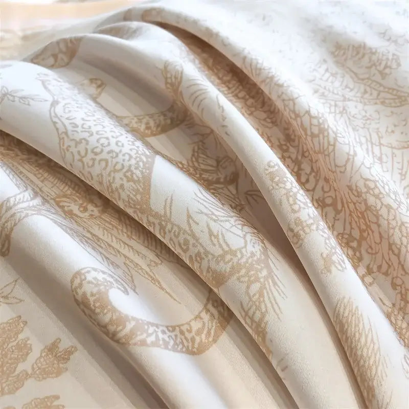 Toile blue & white eucalyptus fiber duvet cover bedroom set