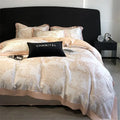Toile blue & white eucalyptus fiber duvet cover bedroom set