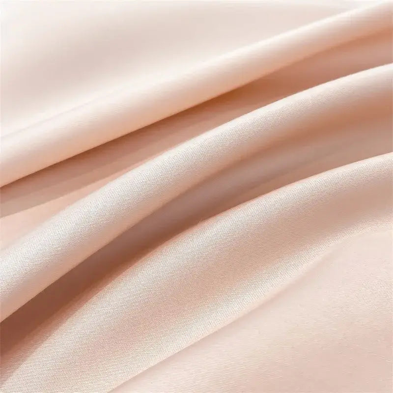Silver gray satin 1000tc duvet cover set bedroom bedding