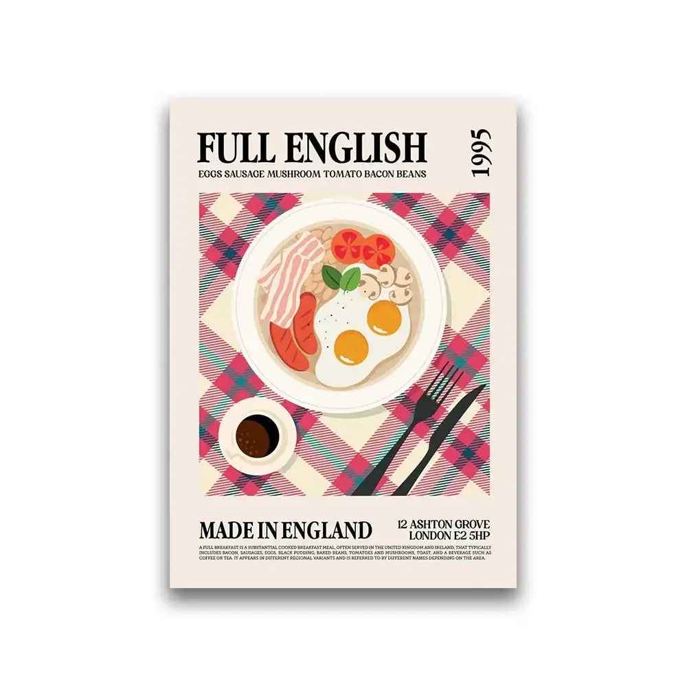 Bibimbap tasty world cuisine wall art kitchen decor poster