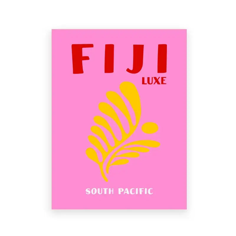 Retro pink and teal bali indonesia travel posters art bedroom decor