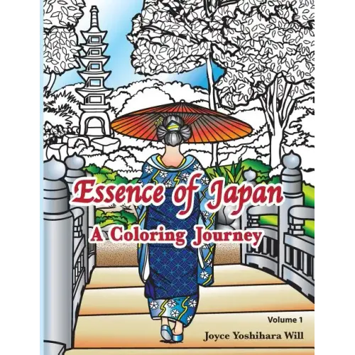 Essence of Japan: A Coloring Journey - Paperback