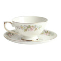 DecorBites™ Bone China Tea Set: Teapot, Teacup, Saucer, Fruit Plate, Tray, Mugs & Tableware