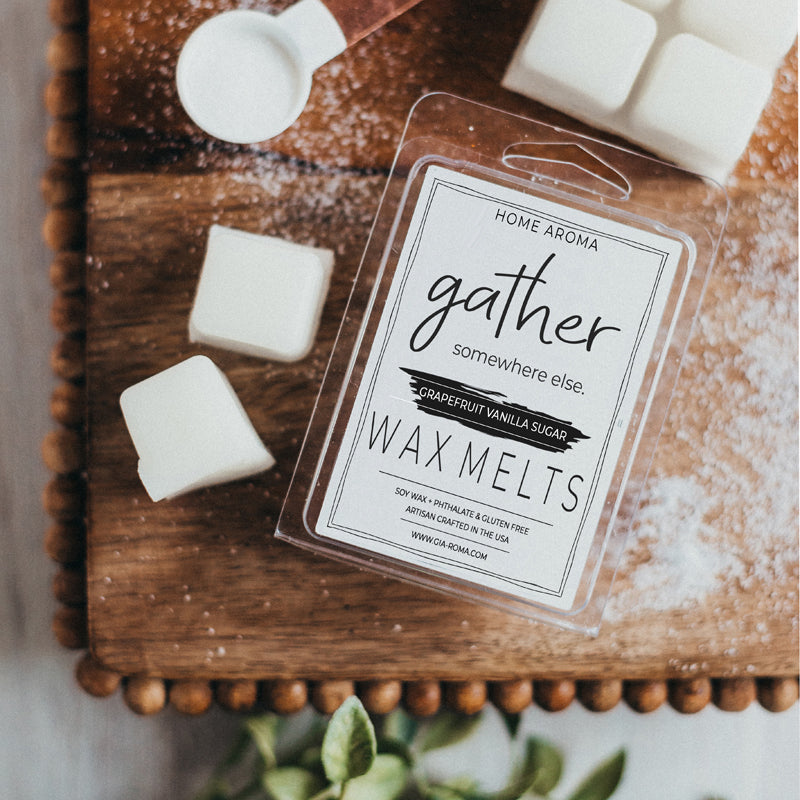 Grapefruit Vanilla Sugar Scented Candle Blend Soy Wax Aromatherapy Citrus Pink Grapefruit Vanilla