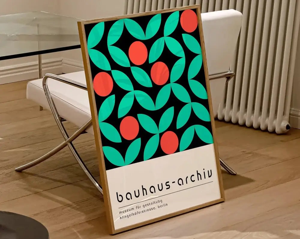 Bauhaus geometric canvas prints living room abstract wall art