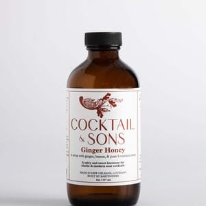 Ginger Honey Cocktail Syrup | Cocktail & Sons (8oz)