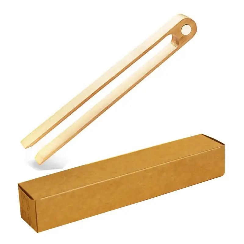 DecorBites™ Bamboo Toaster Tongs Kitchen Utensils Bread Making Tools Easy to Clean
