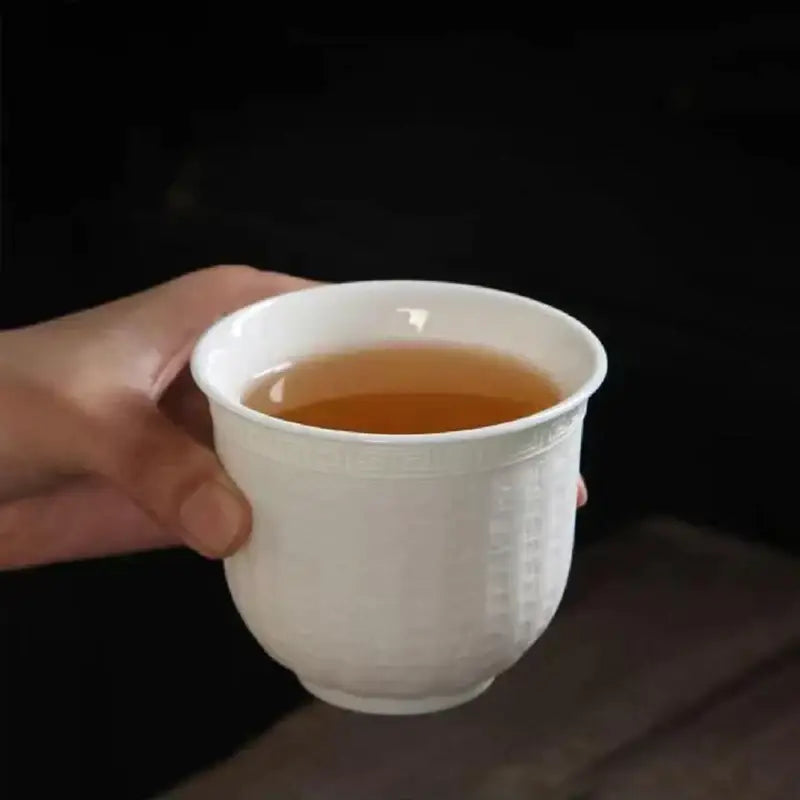 DecorBites™ Bone China Tea Cup Set | Cute Goat Fat Jade Ceramic Teacups & Mugs