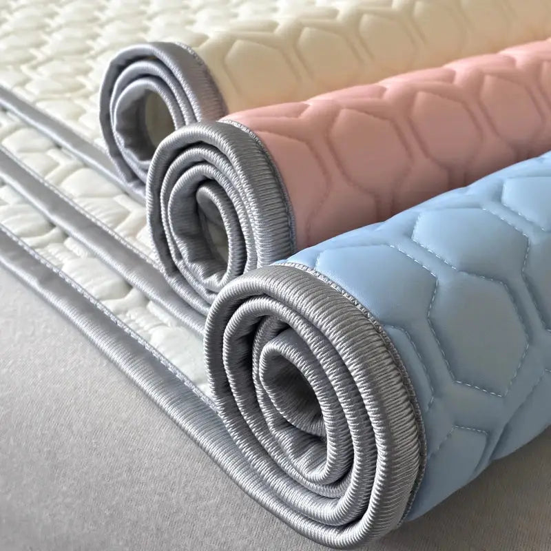 DecorBites™ Cool Latex Filled Bed Sheet Set with Ice Silk Cooling Mat & Pillowcases