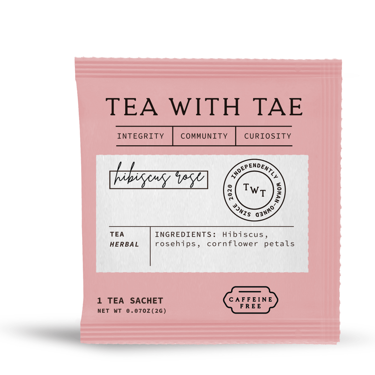 Hibiscus Rose 50 ct. Overwrap Bag