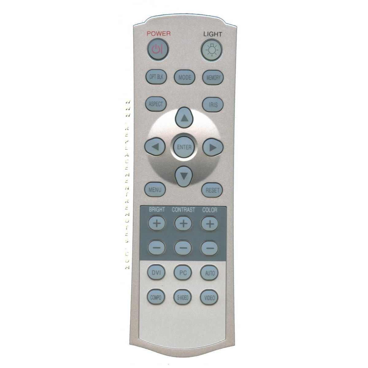 Substitute for Hitachi HL02101 Projector Remote Control [RR3720]