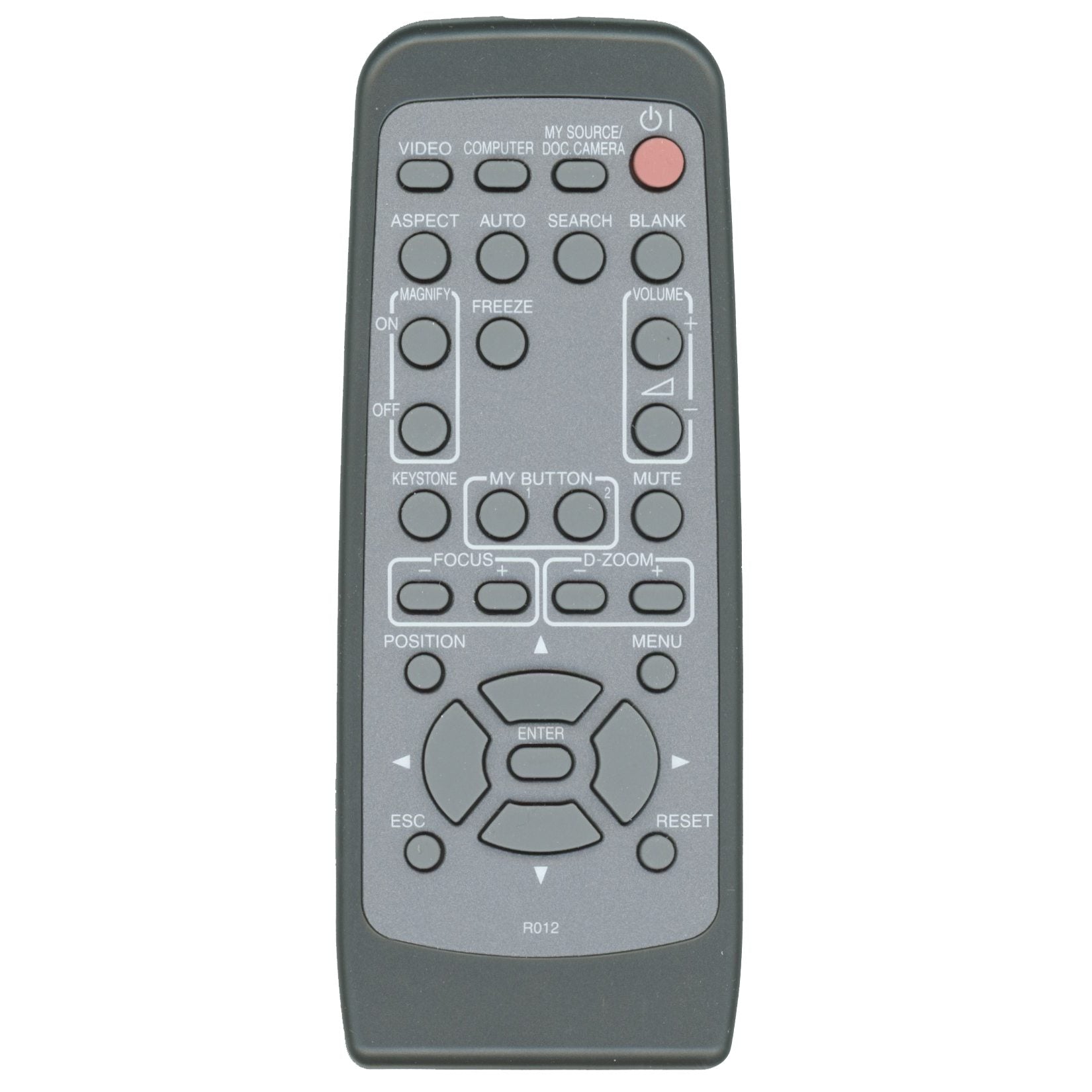 Substitute for Hitachi R012 Projector Remote Control [RR3720]