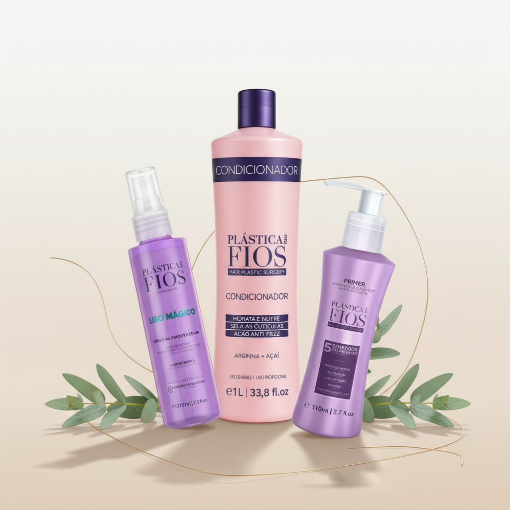 Cadiveu Plastica dos Fios Hydration & Smoothing Trio Complete Hair Care System