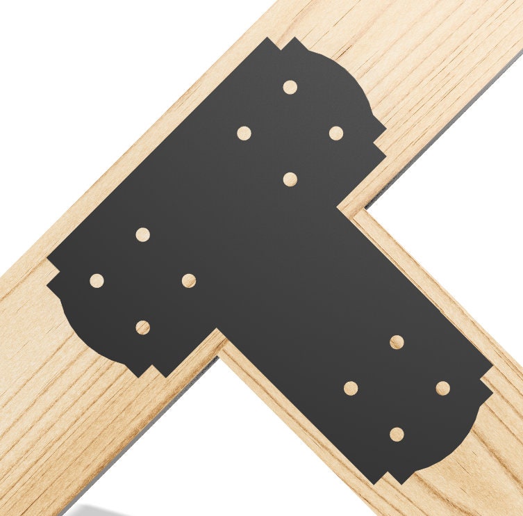 Decorative Design Timber Truss Brackets for 8x8 Posts, 8" Timber Truss Brackets
