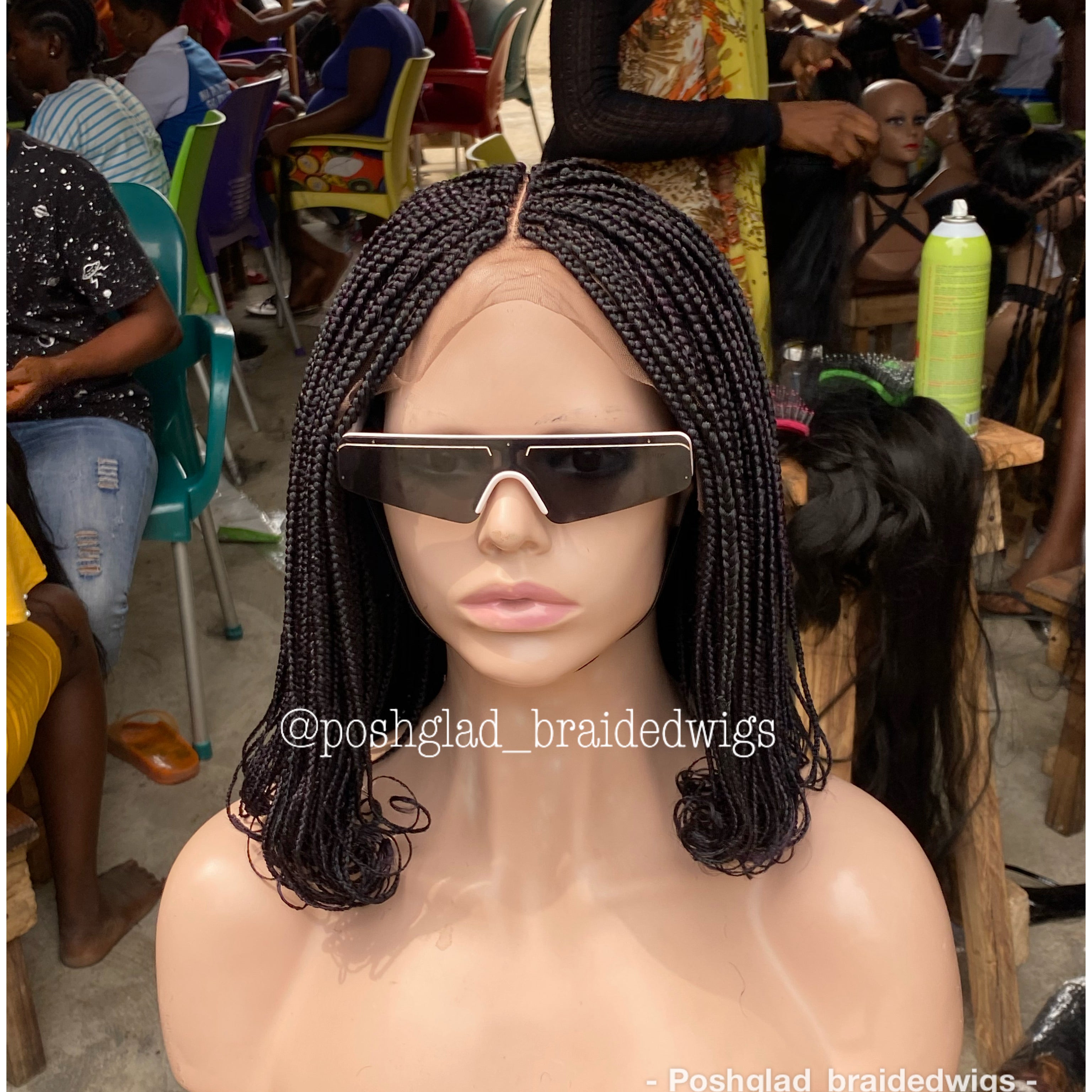 Bob Braid Wig - 13x4 Lace Frontal - Kadijah