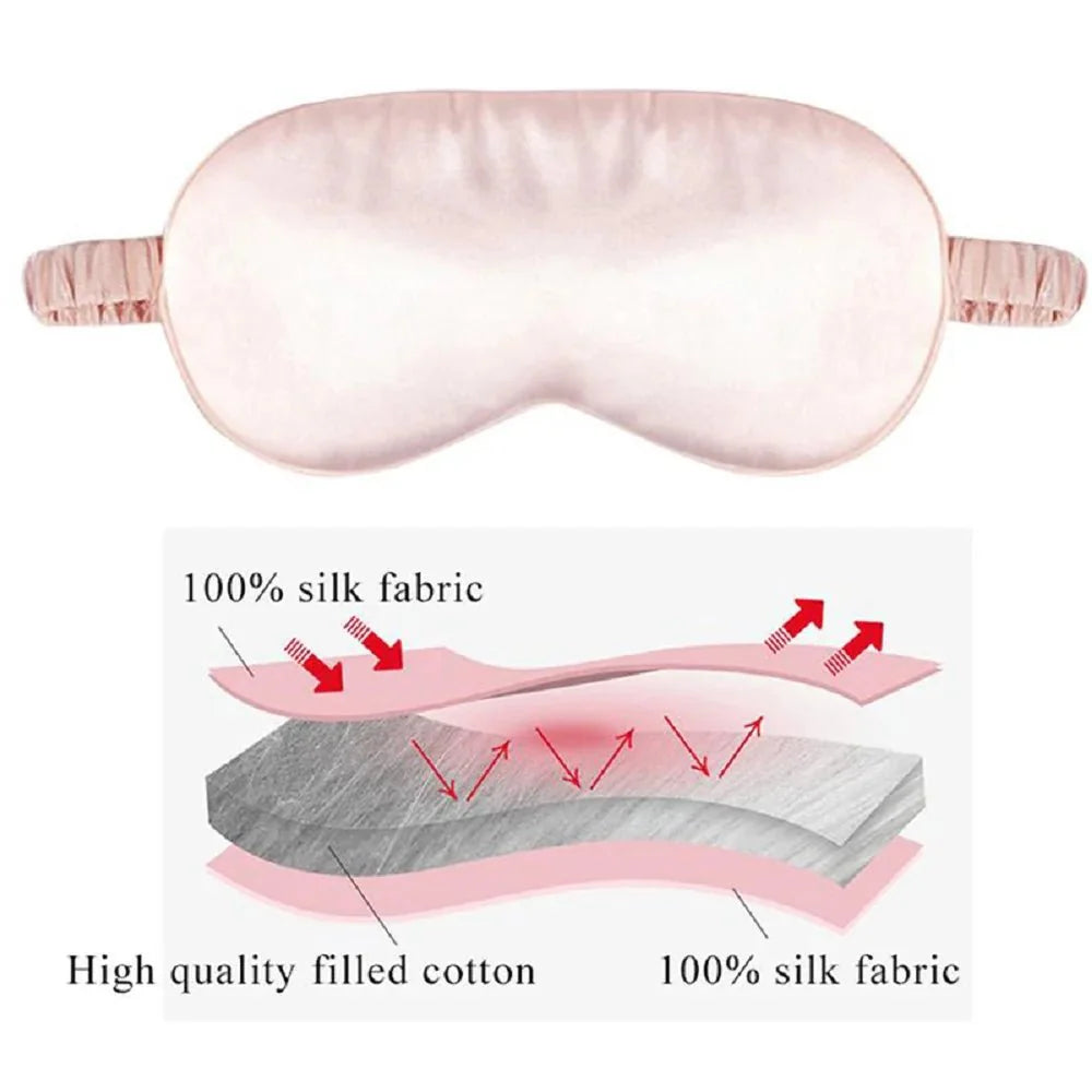 Silk-Like Sleep Eye Mask | Soft Light Blocking Eyepiece