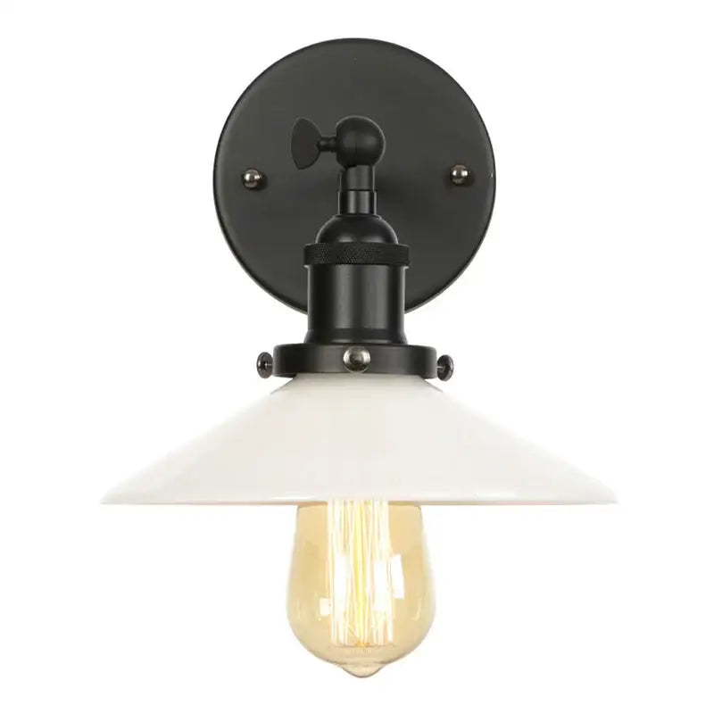 Industrial black and white decorbites led wall lights bedroom sconce