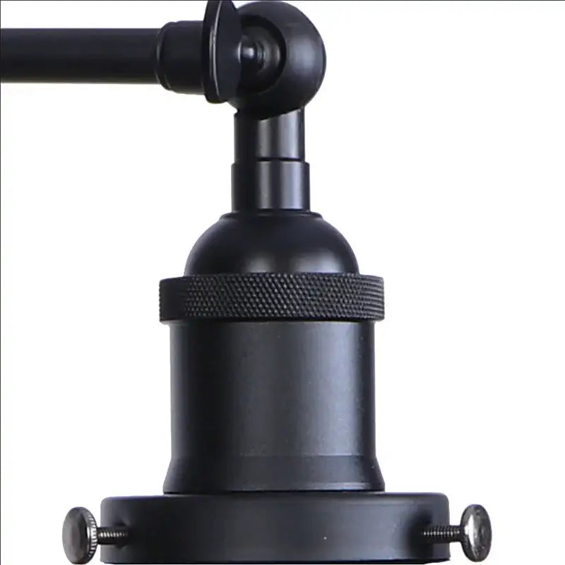 DecorBites™ Black Iron LED Wall Lights Industrial Pull Chain Switch Bedroom Dining Room Loft