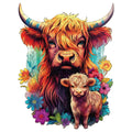 Highland Cattle Family Puzzle