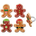 Gingerbread Friends Cupcake Rings