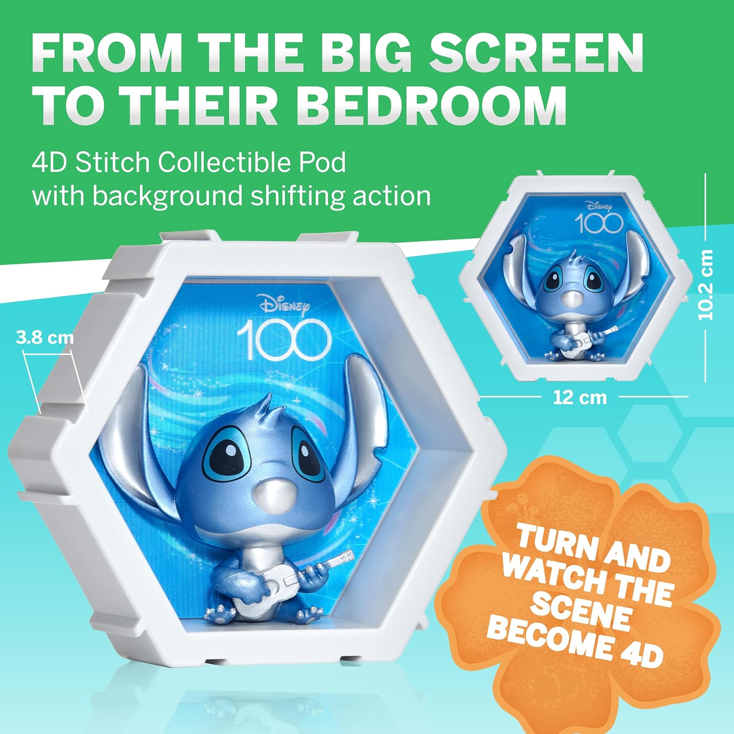 WOW! PODS 4D - Stitch - One Hundred Year Disney Anniversary Collectable