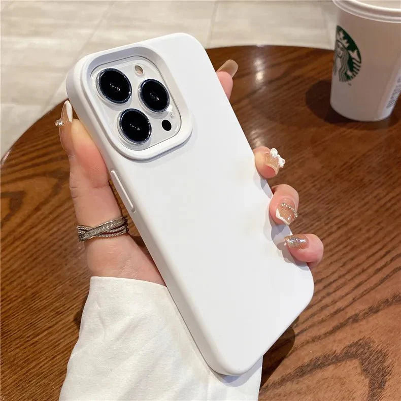 Liquid Silicone Phone Case | Full Coverage Protective Cover for iPhone 7 to 16 Series