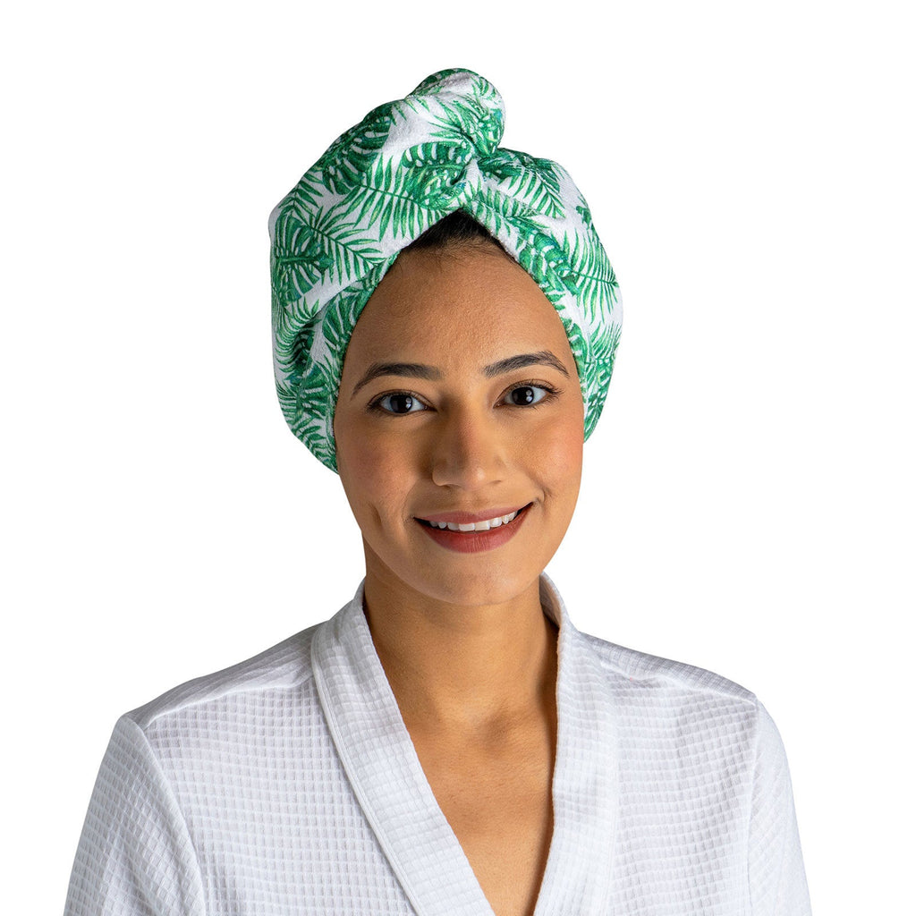 Lemon Lavender Plot Twist Microfiber Turbo Towel