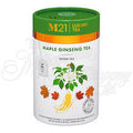 Ginseng Maple Green Tea Decorative Pyramid Tea Bag Canister