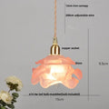 Matte brown and copper ceramic walnut pendant light kitchen lamp