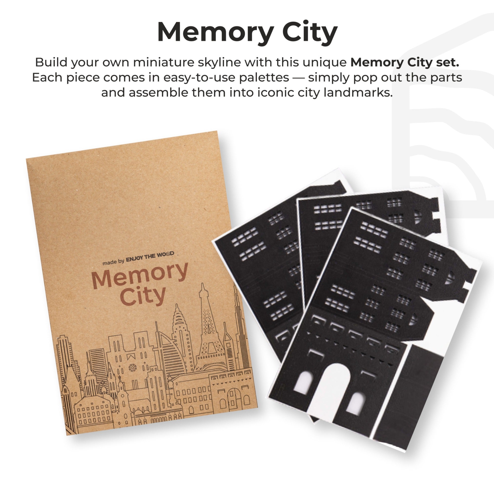 Wooden Travel Decor Memory City – Prague