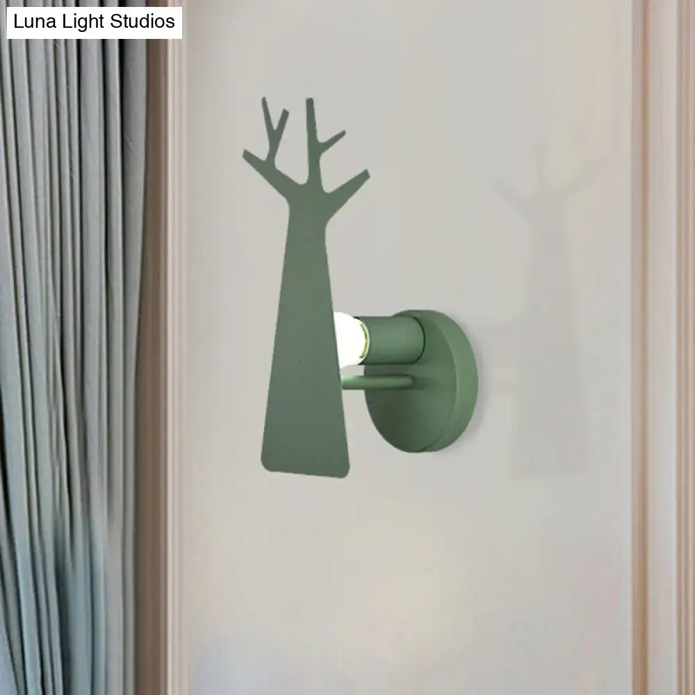 DecorBites™ Tree Wall Mount Light - Nordic Macaron Style - Green/Grey/White - Bedroom Lighting