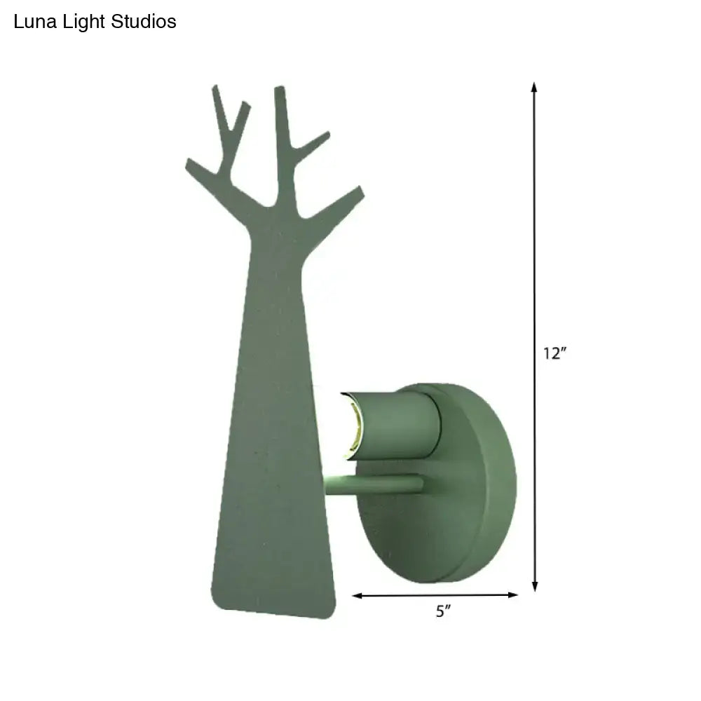DecorBites™ Tree Wall Mount Light - Nordic Macaron Style - Green/Grey/White - Bedroom Lighting