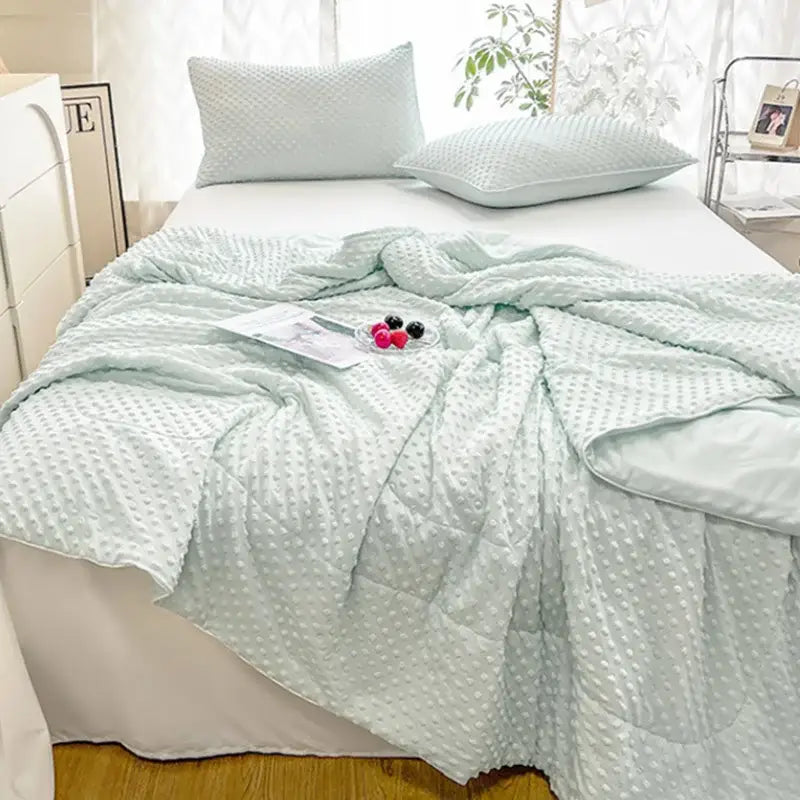 DecorBites™ Cooling Massage Blanket for Home Double Single Bed Comforter